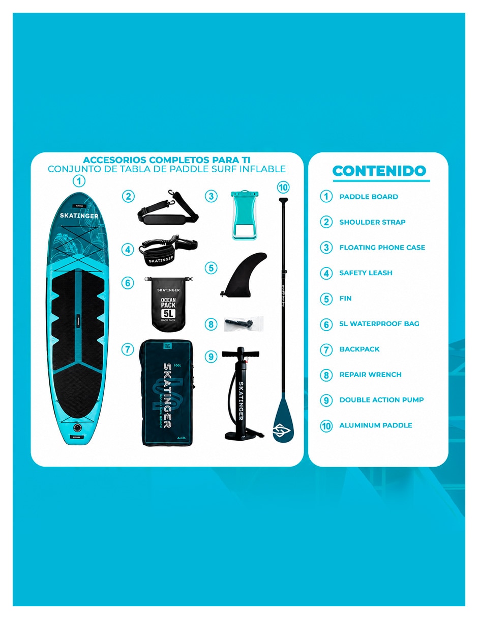 Paddle board Level Fitness surf Octupus