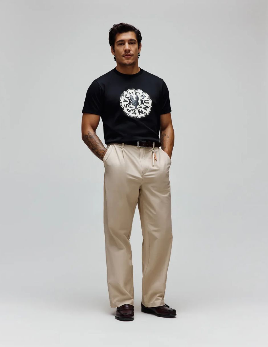 Playera psycho bunny cuello redondo para hombre
