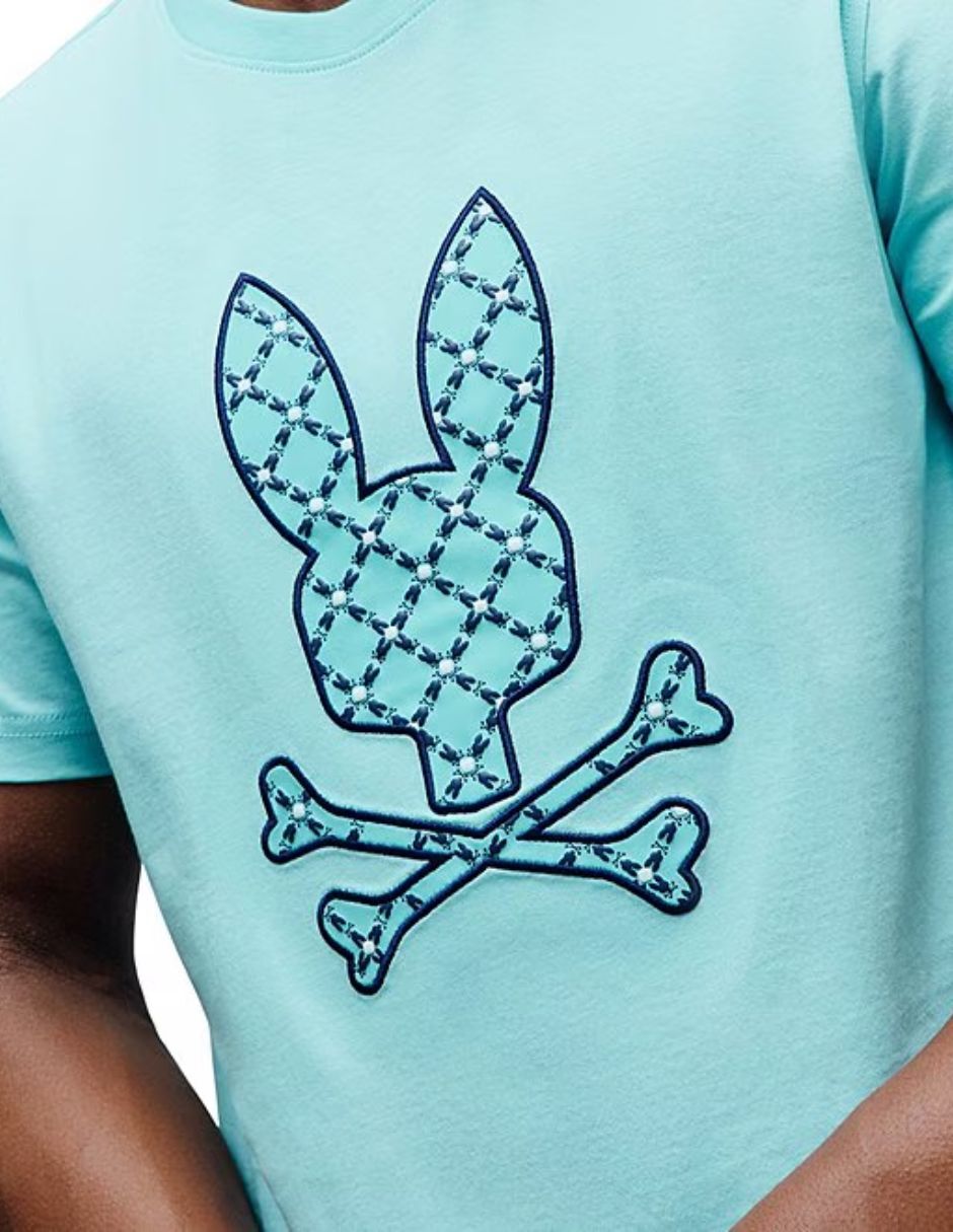 Playera psycho bunny cuello redondo para hombre