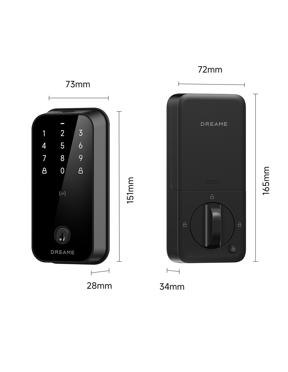Cerradura para digital safio lock turbo lite de biométrica