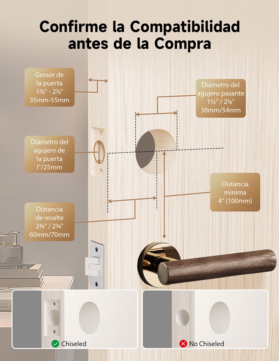 Cerradura para digital dreame safio lock turbo lite de biométrica