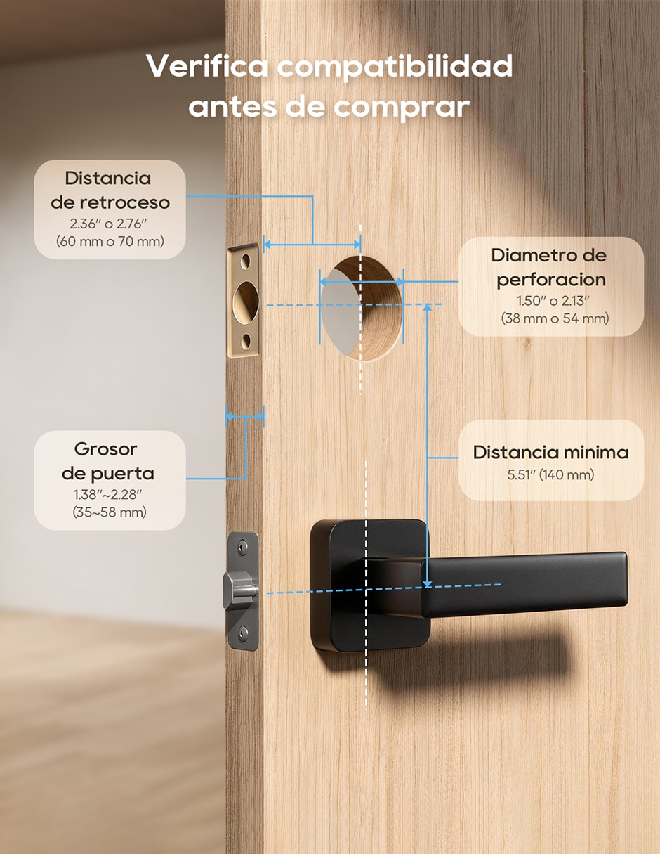 Cerradura para digital dreame safio lock turbo a10 de biométrica