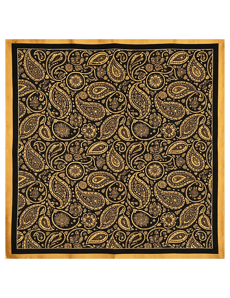 Mascada con estampado paisley para mujer