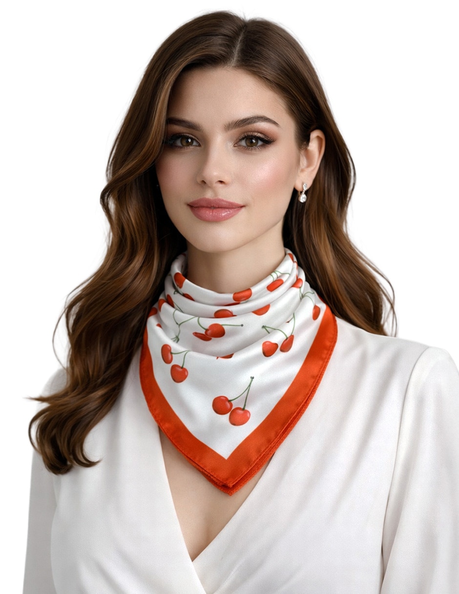 Mascada Twist Side con estampado abstracto para mujer