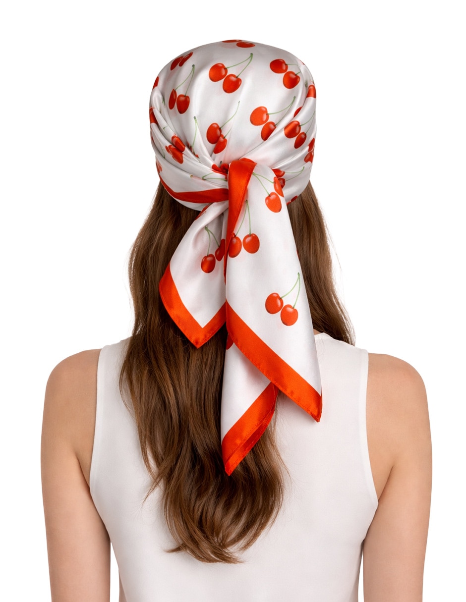 Mascada Twist Side con estampado abstracto para mujer