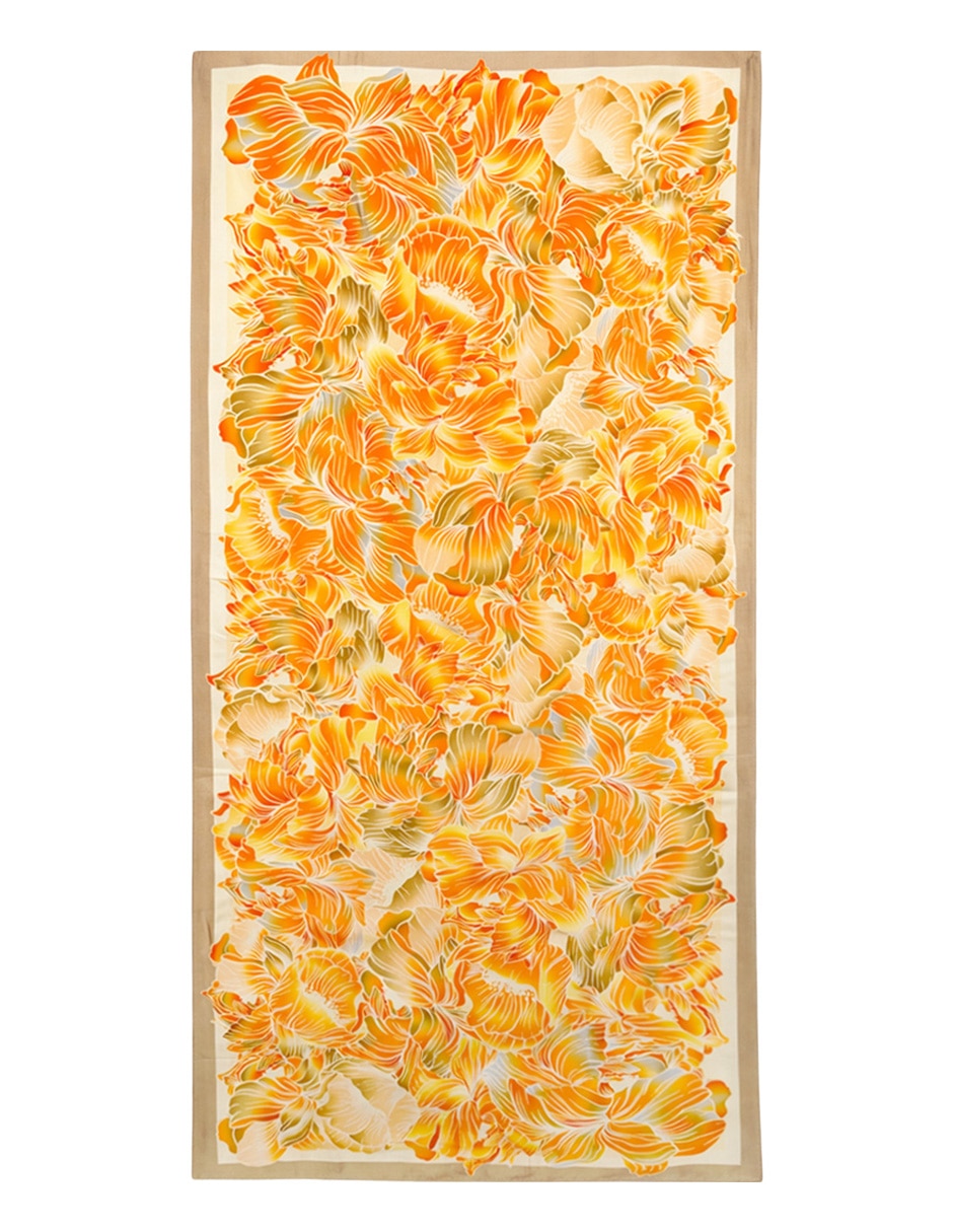Pashmina Twist Side con estampado Floral para mujer