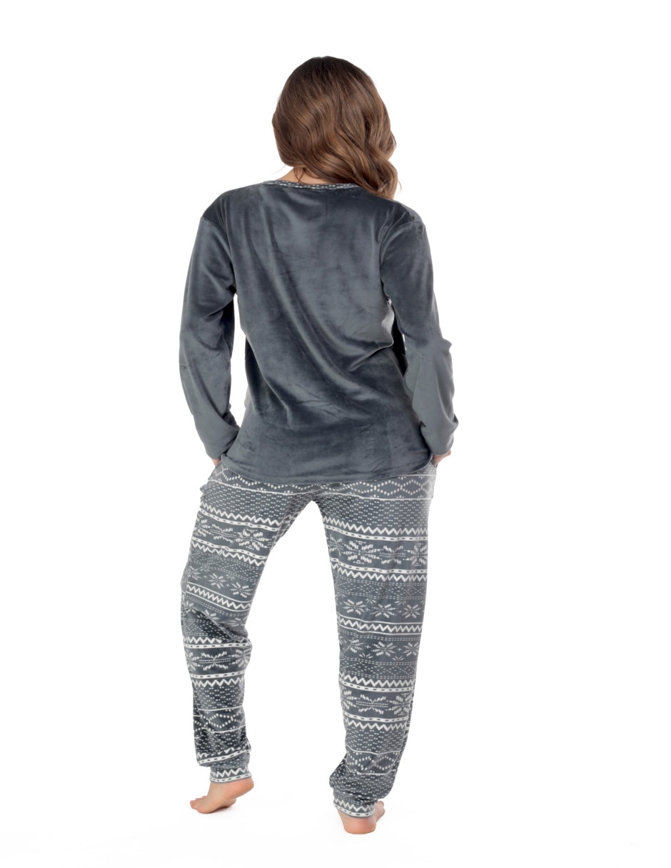 Conjunto pijama whispers invierno para mujer