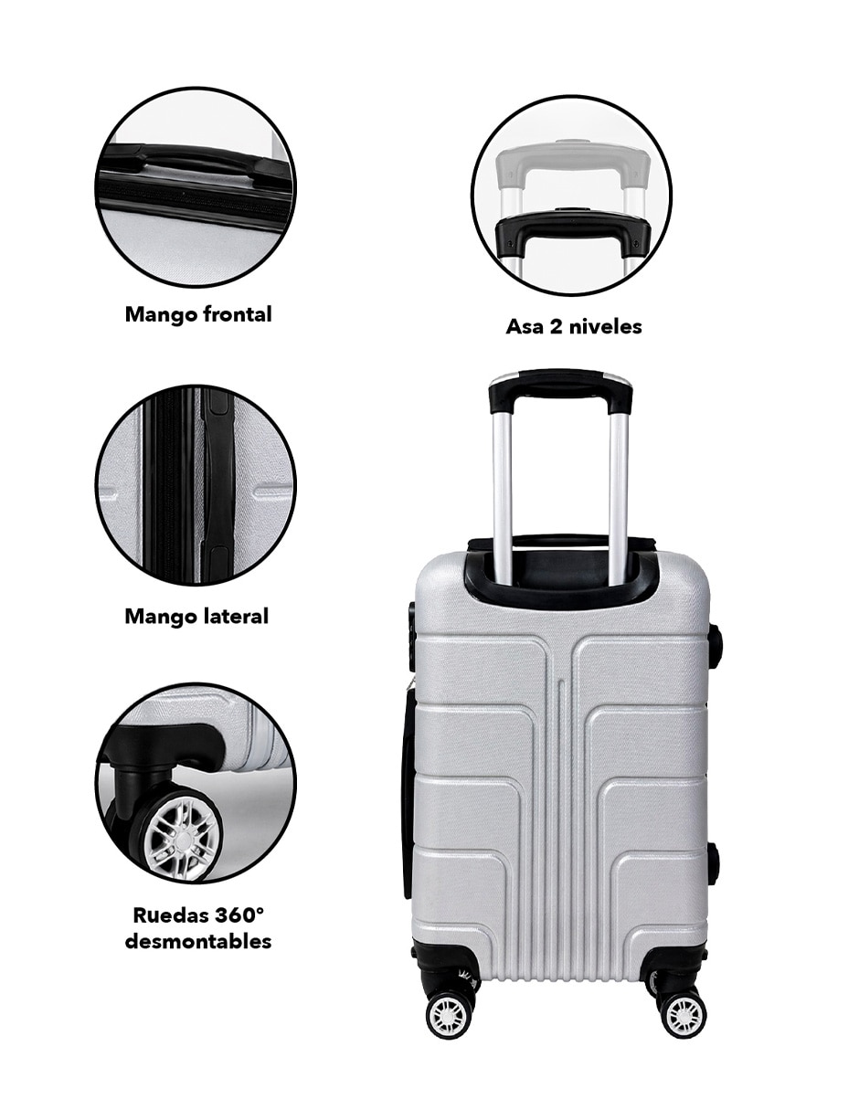 Maleta con ruedas carry on Clear Shop