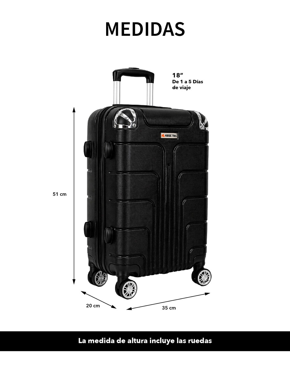 Maleta con ruedas carry on 9