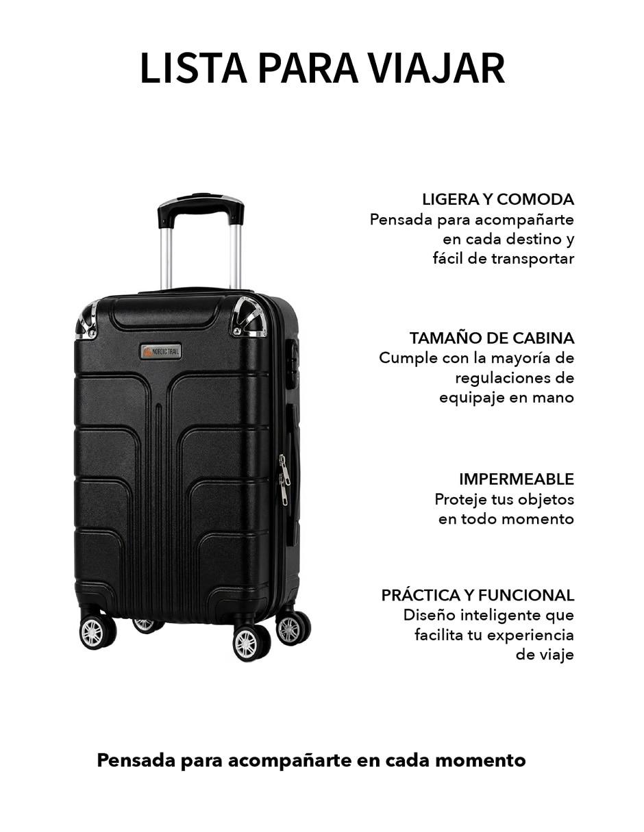 Maleta con ruedas carry on Clear Shop