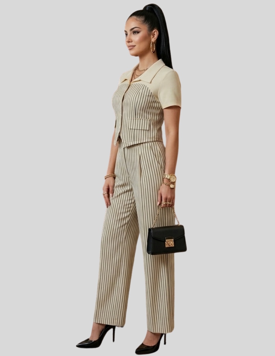 Conjunto formal malabis conjunto de mujer 2 piezas para mujer