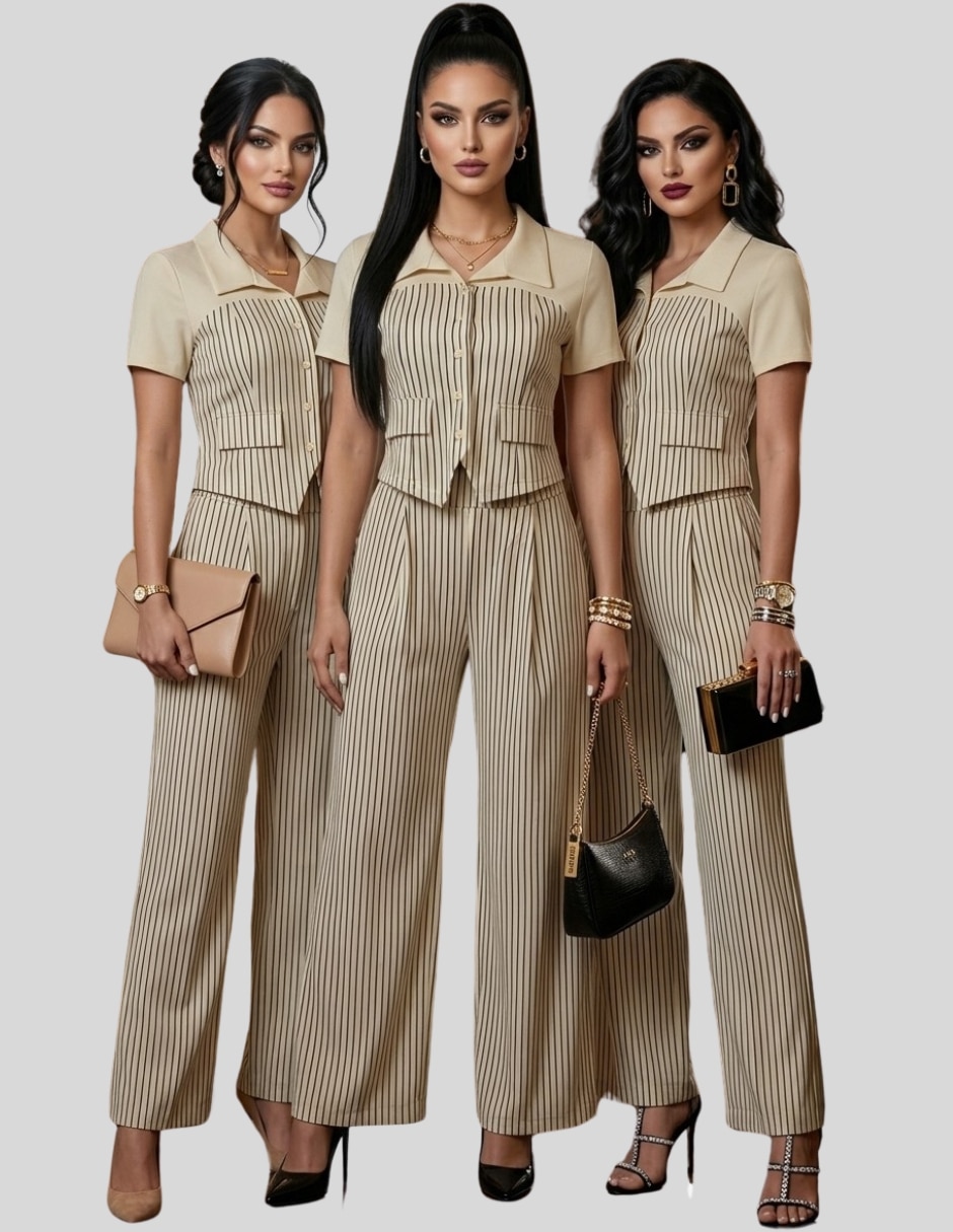 Conjunto formal malabis conjunto de mujer 2 piezas para mujer