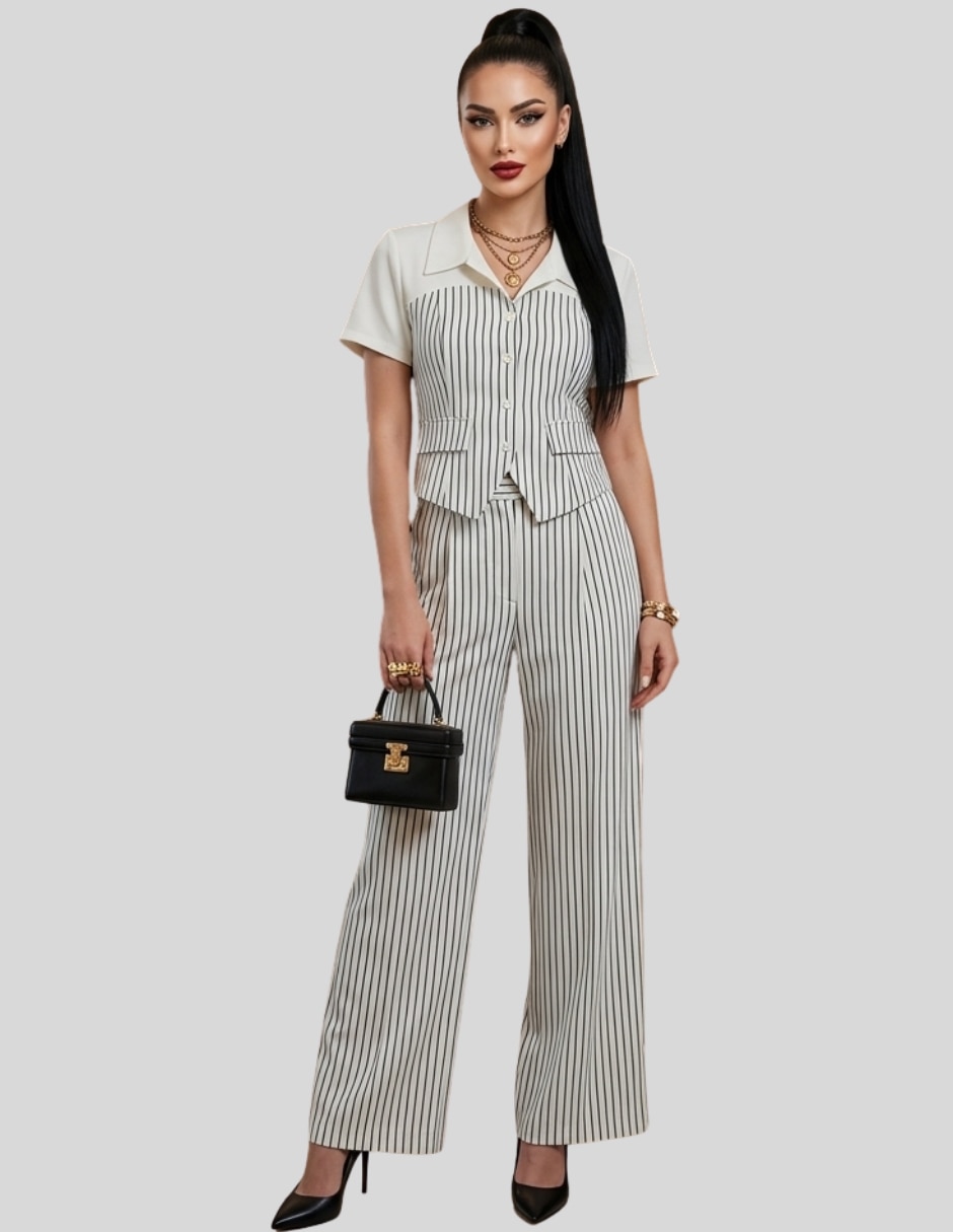 Conjunto formal malabis conjunto de mujer 2 piezas para mujer
