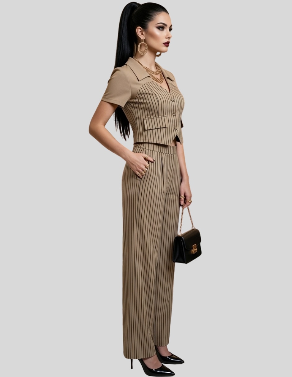 Conjunto formal conjunto de mujer 2 piezas para mujer 5