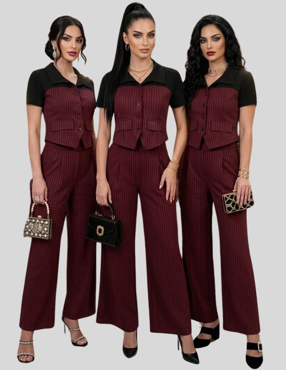 Conjunto formal malabis conjunto de mujer 2 piezas para mujer