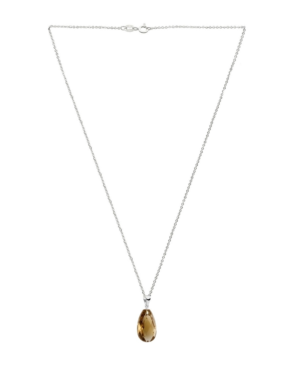 Aretes y collar de gota Zvezda Élan cristal
