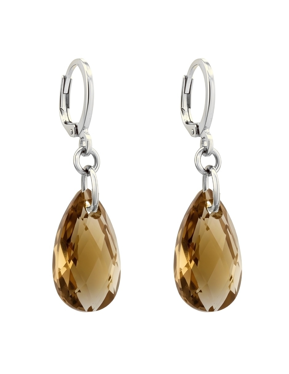 Aretes y collar de gota Zvezda Élan cristal