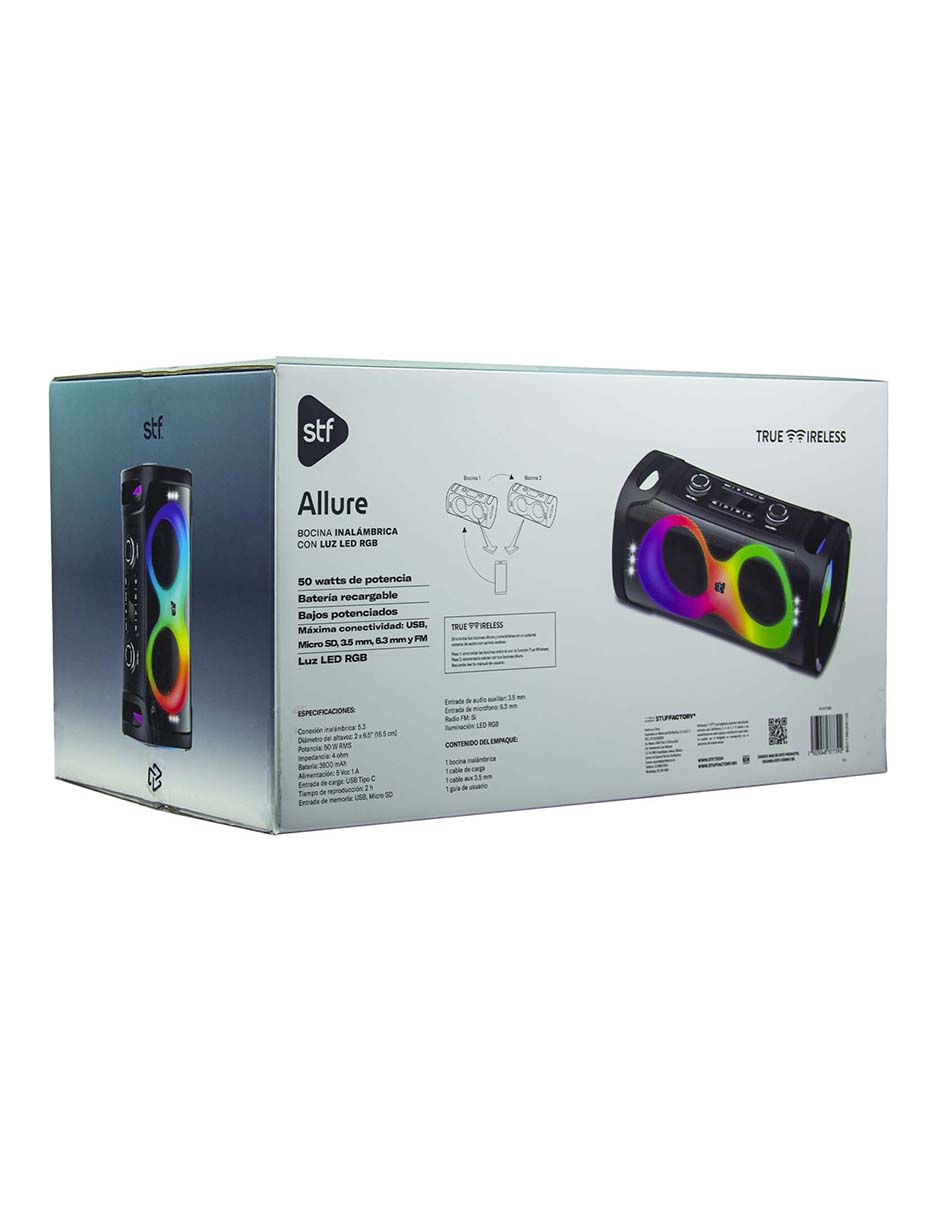 Bocina recargable STF Allure Doble