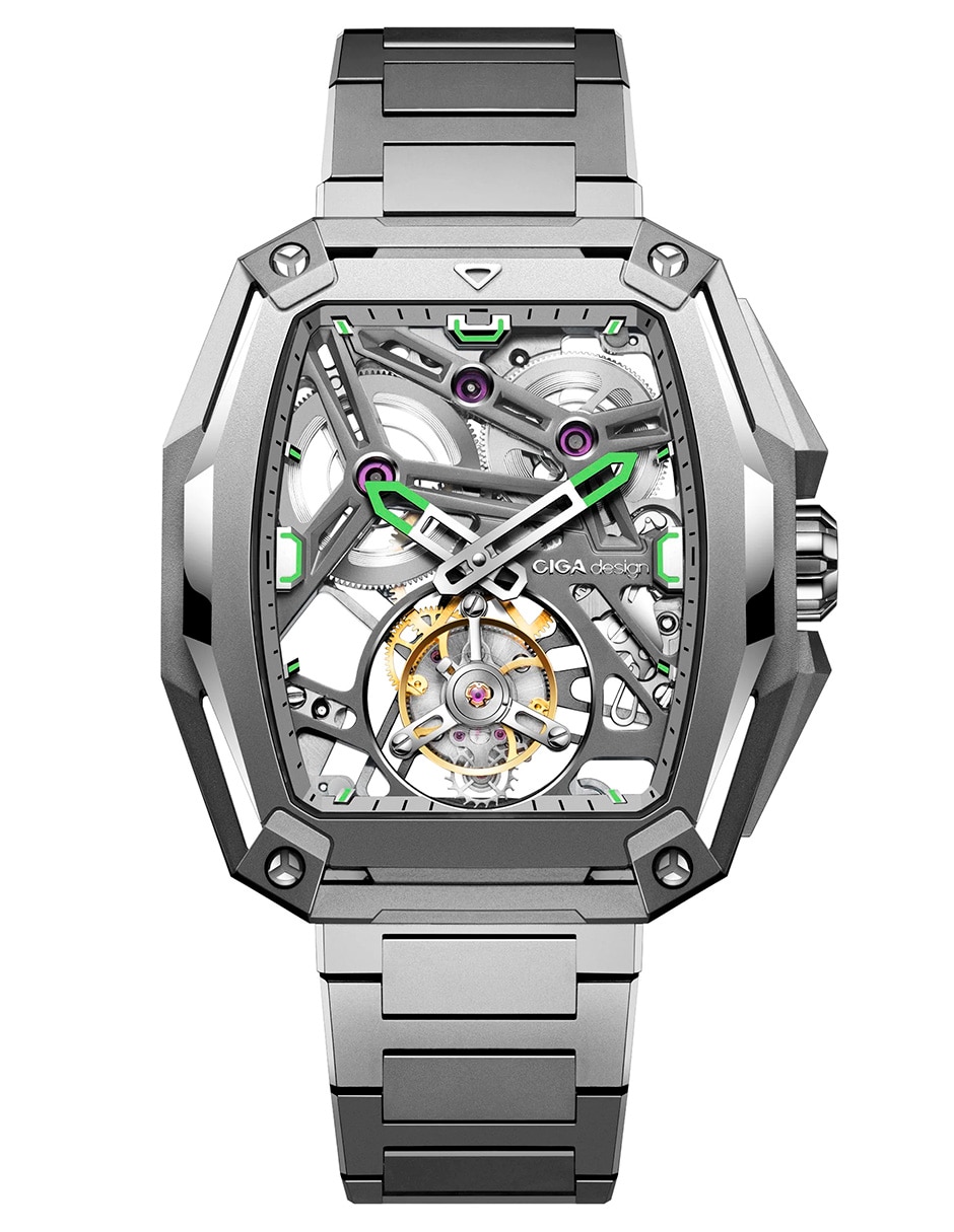 Reloj Hunter Tourbillon Silver para hombre Z037-TT01-1T6B Reloj Hunter Tourbillon Silver para hombre Z037-TT01-1T6B