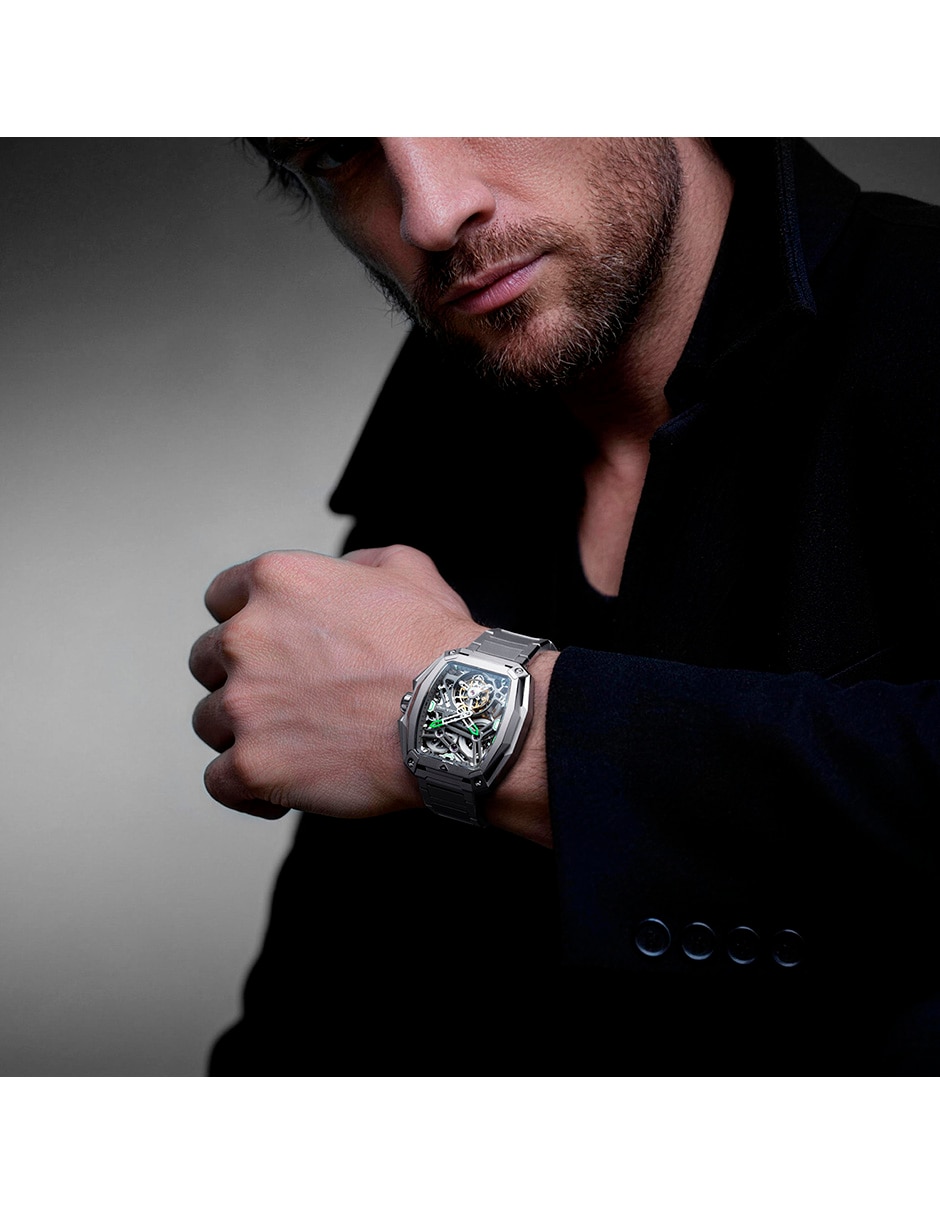 Reloj Hunter Tourbillon Silver para hombre Z037-TT01-1T6B 3