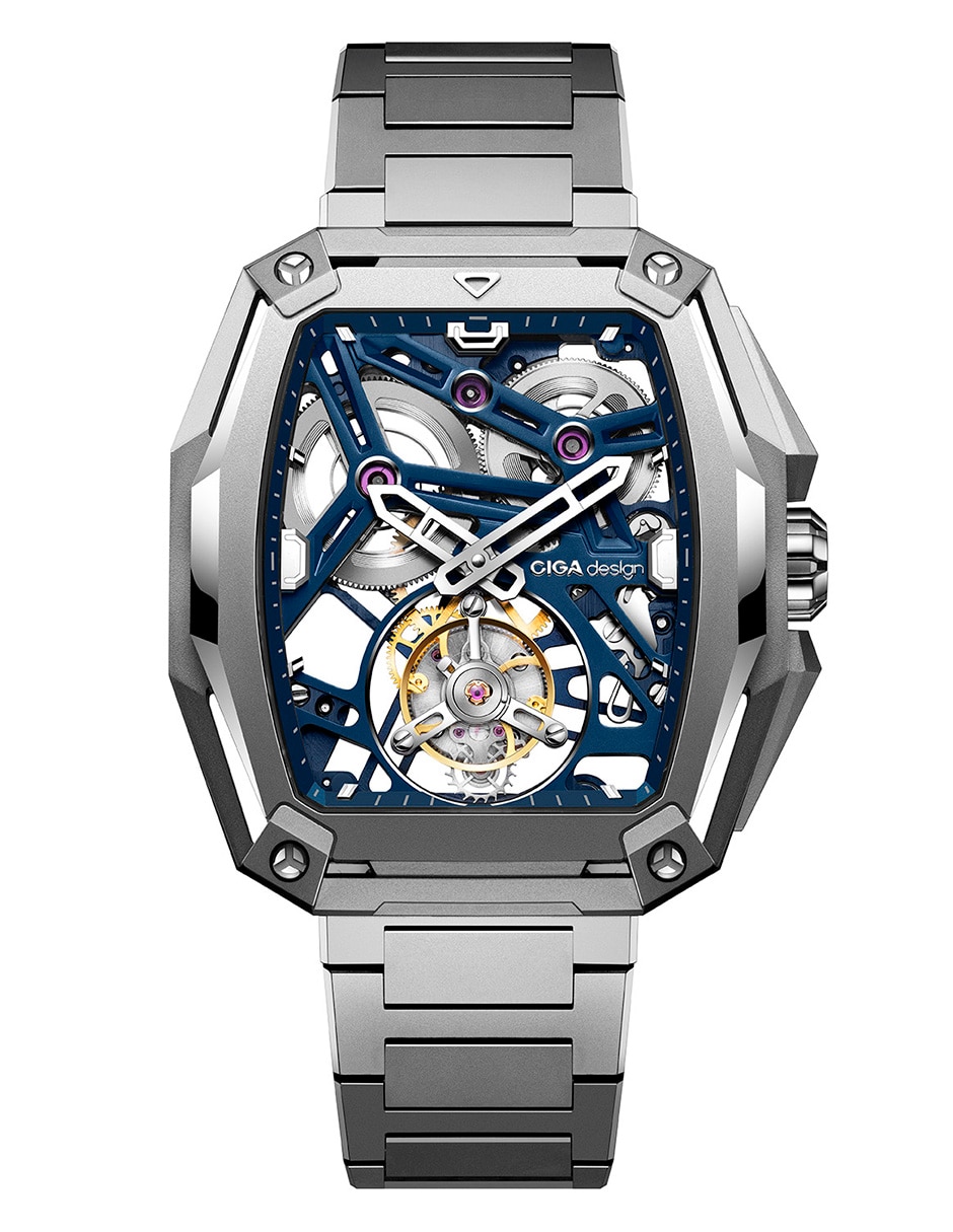 Reloj Hunter Tourbillon Blue para hombre Z037-TIBU-1T6B Reloj Hunter Tourbillon Blue para hombre Z037-TIBU-1T6B