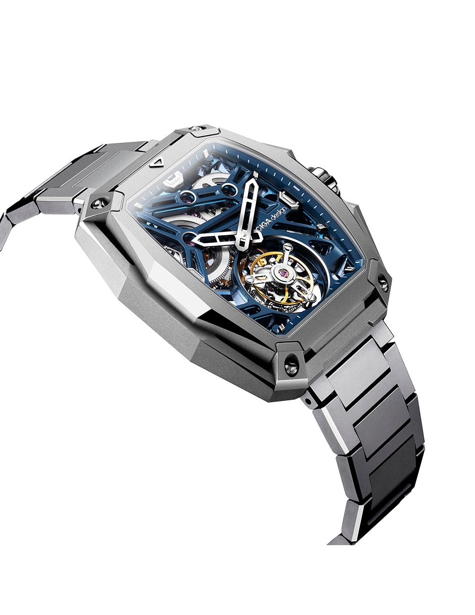 Reloj Hunter Tourbillon Blue para hombre Z037-TIBU-1T6B 2
