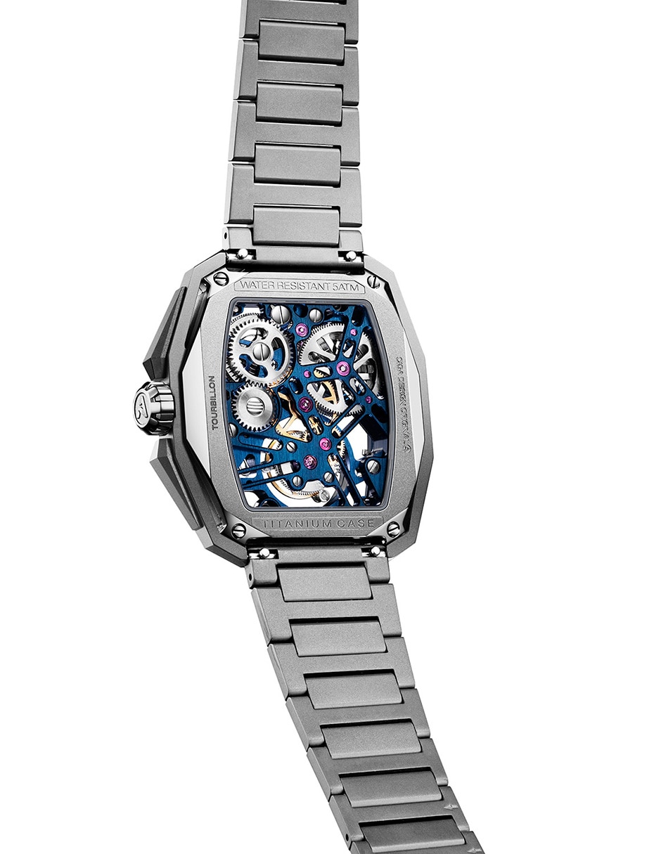 Reloj Hunter Tourbillon Blue para hombre Z037-TIBU-1T6B 6