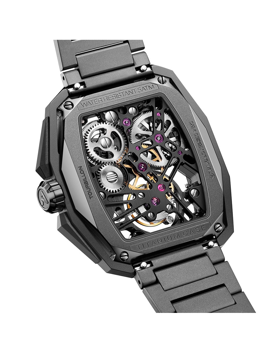 Reloj Hunter Tourbillon Carbon para hombre Z037-TIGR-1G6B 3