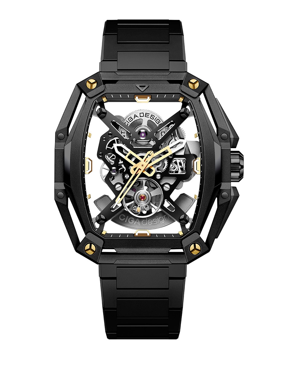 Reloj Hunter-Steel Gold para hombre Z035-BB02-W1B