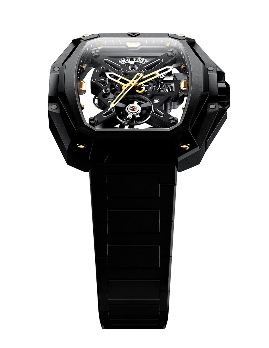Reloj Hunter-Steel Gold para hombre Z035-BB02-W1B 5