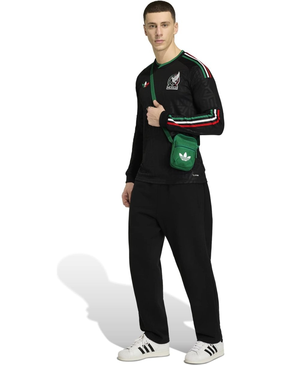 Jersey de selección nacional de méxico local de manga larga para hombre 3