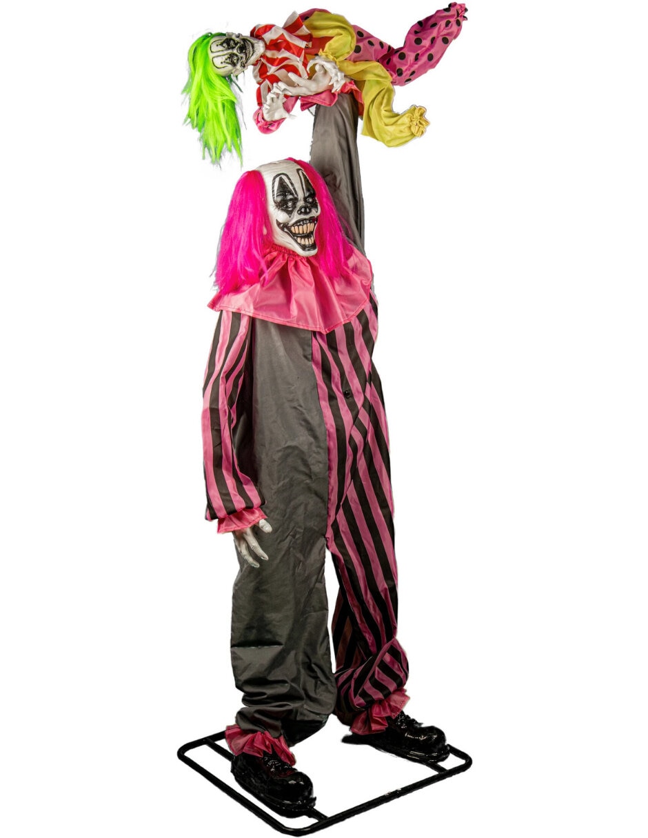 Figura decorativa de payaso Ghoulish Productions Animatronic de metal