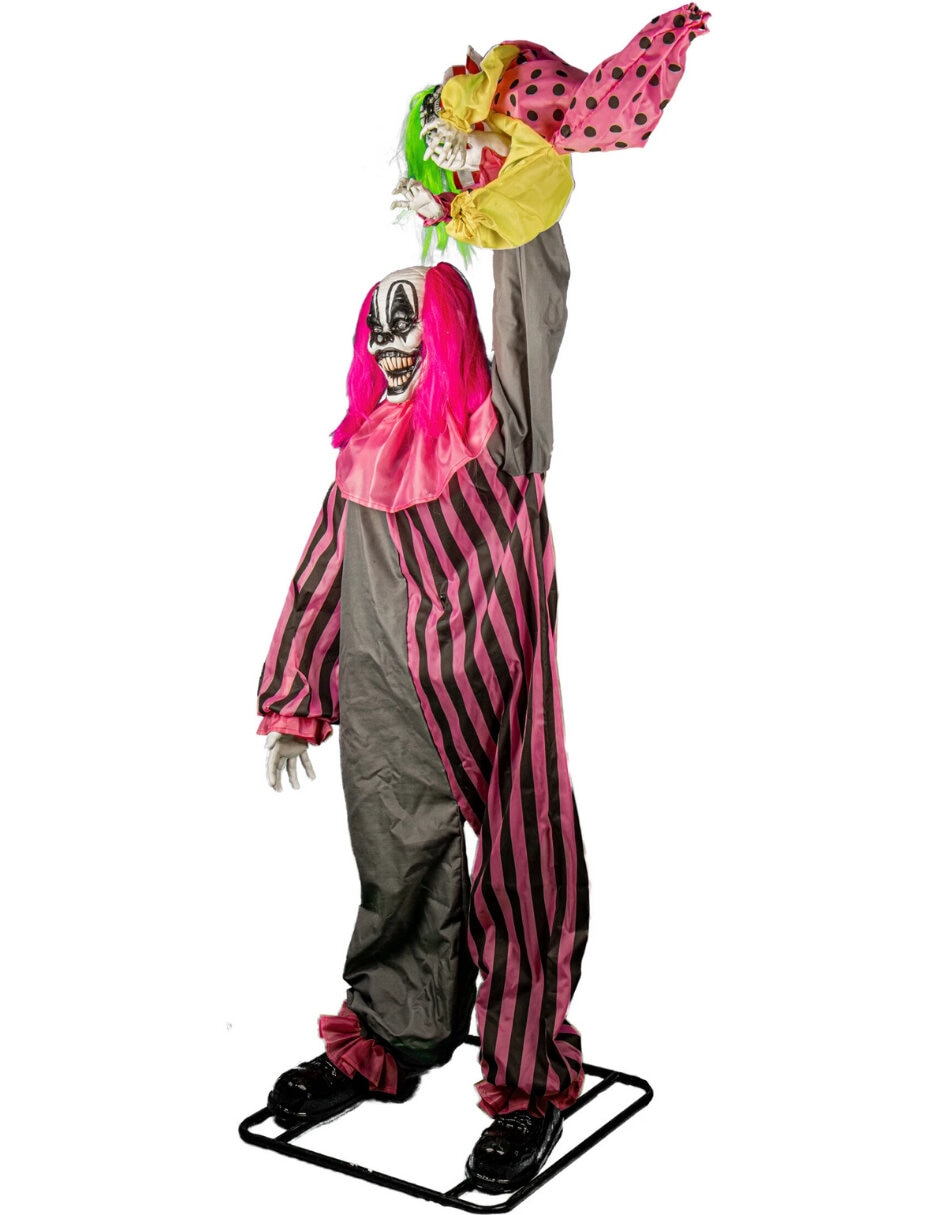 Figura decorativa de payaso Ghoulish Productions Animatronic de metal