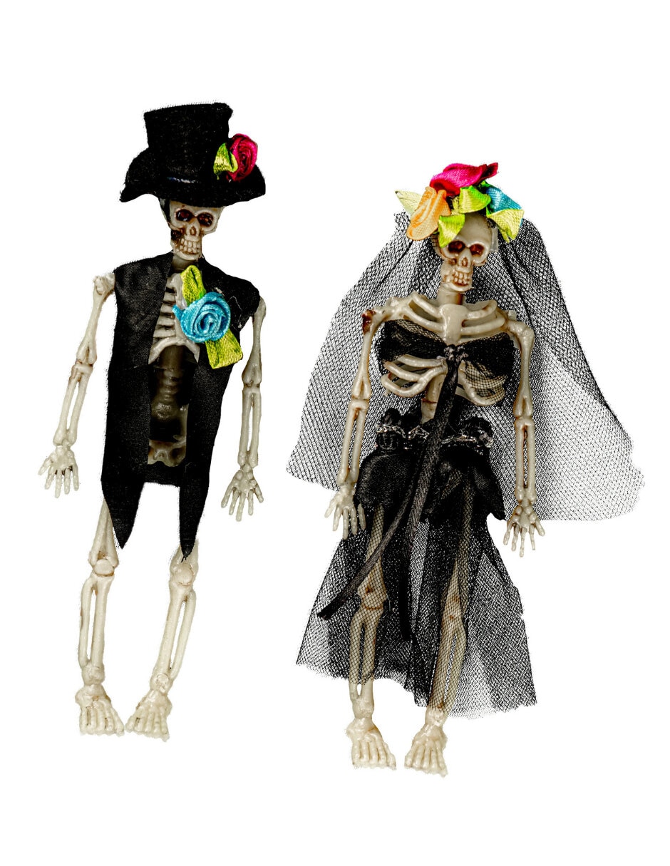 Figura decorativa de calavera la catrina