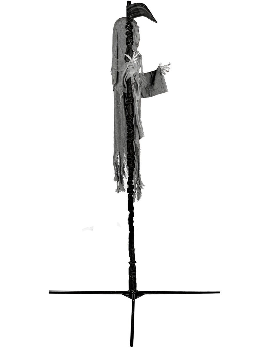 Figura decorativa de calavera Ghoulish Productions Animatronic de metal