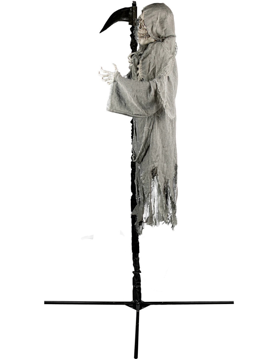 Figura decorativa de calavera Ghoulish Productions Animatronic de metal
