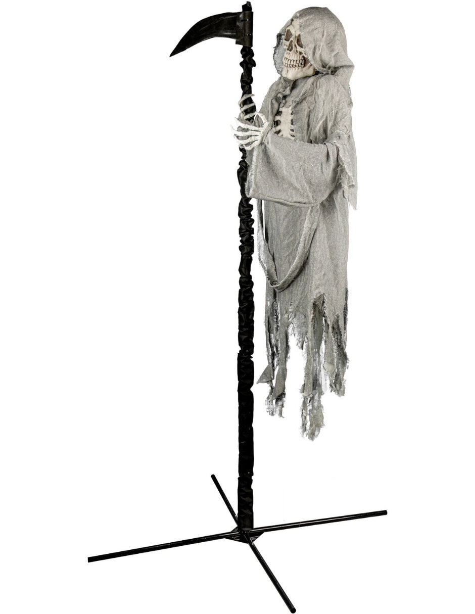 Figura decorativa de calavera Ghoulish Productions Animatronic de metal