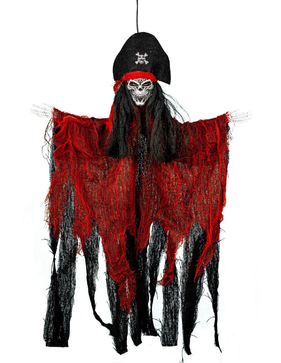 Figura decorativa de calavera piratas del caribe