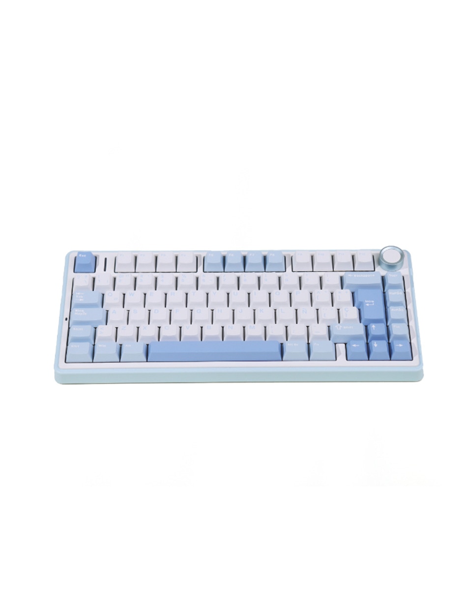 Teclado gamer alámbrico e inalámbrico qwert español con interruptor lineal (red black) f75 pro Teclado gamer alámbrico e inalámbrico qwert español con interruptor lineal (red black) f75 pro