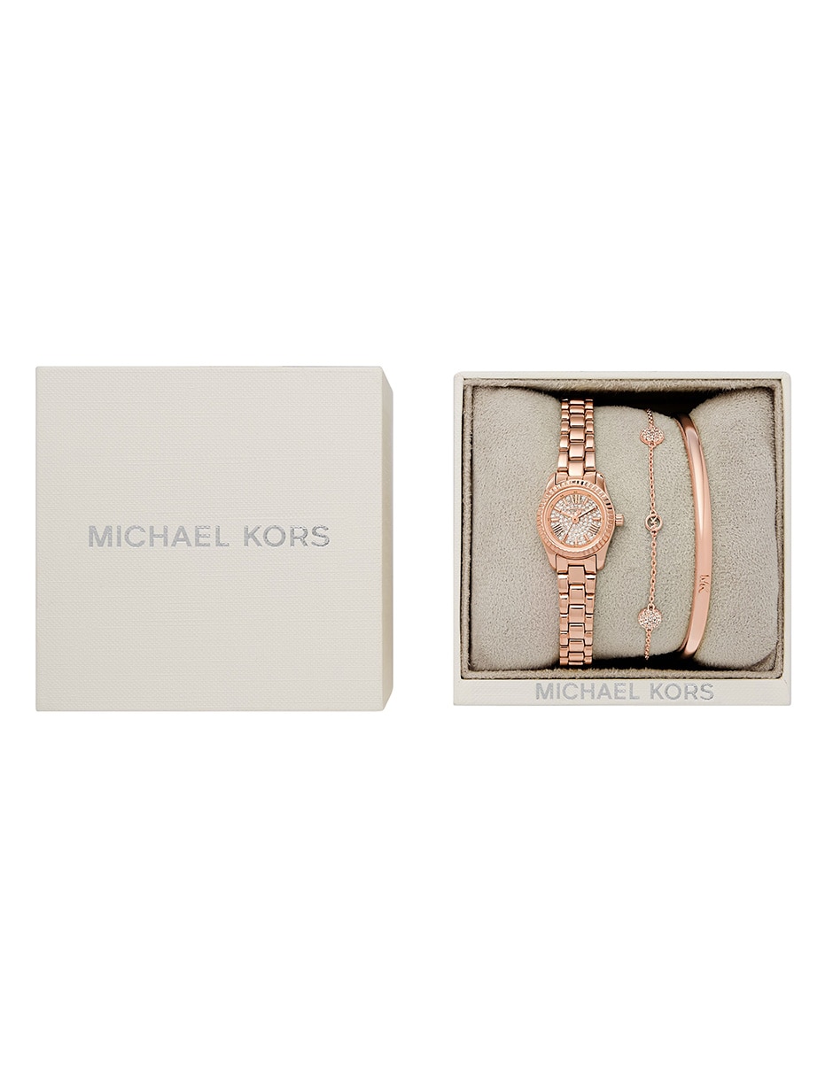 Kit de reloj Michael Kors Lexington para mujer MK4946SET