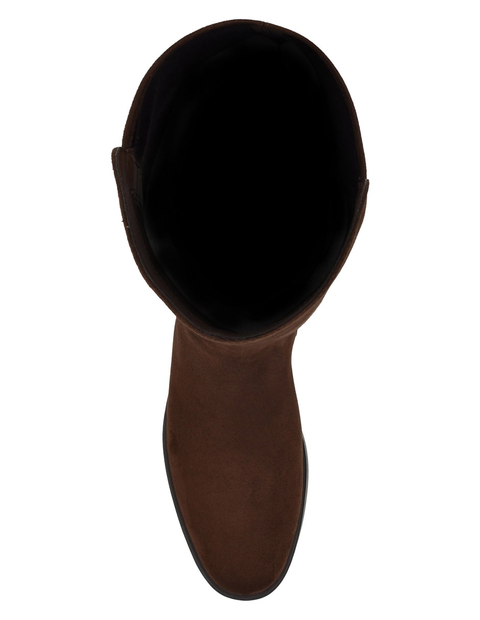 Bota rodilla nine west de gamuza para mujer