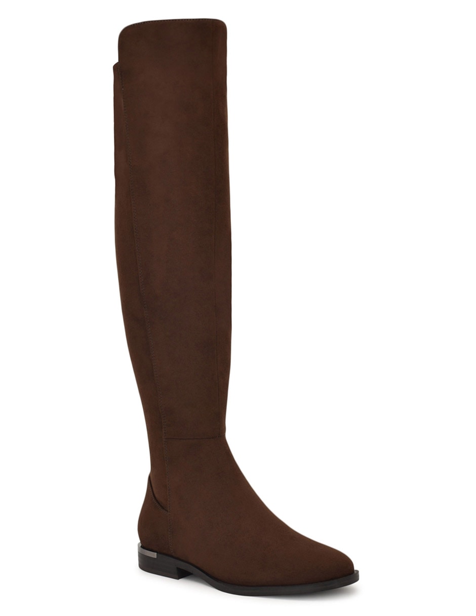 Bota rodilla nine west de gamuza para mujer