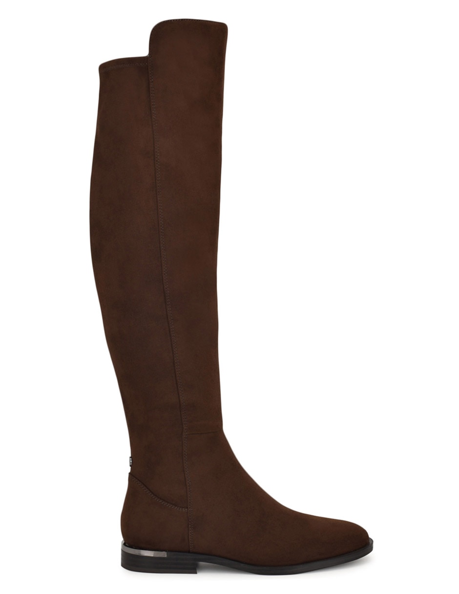 Bota rodilla nine west de gamuza para mujer