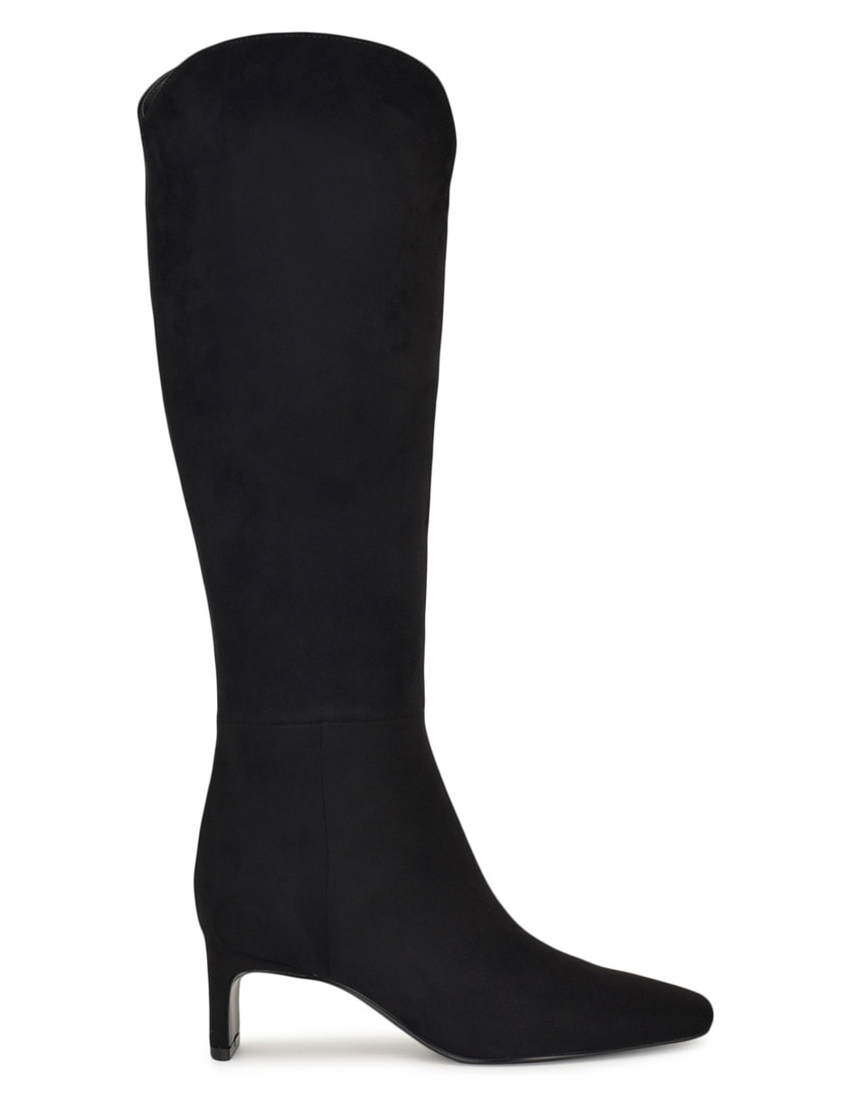 Bota rodilla nine west de gamuza para mujer