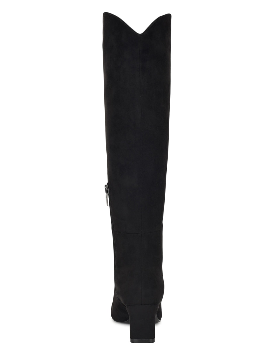Bota rodilla nine west de gamuza para mujer