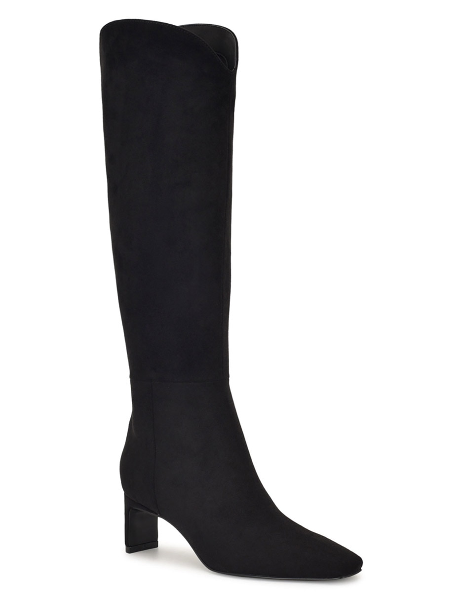 Bota rodilla nine west de gamuza para mujer