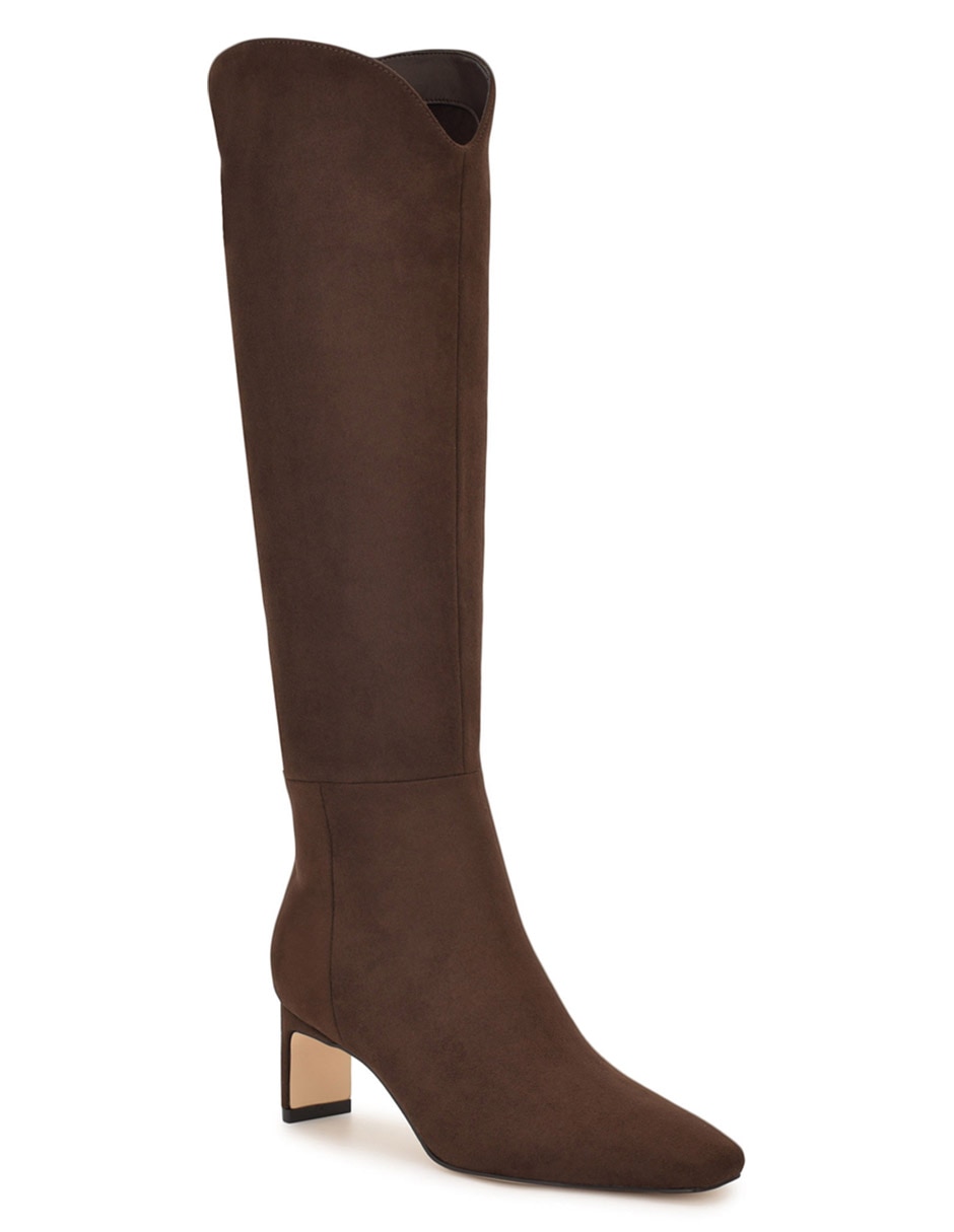 Bota rodilla de gamuza para mujer 5