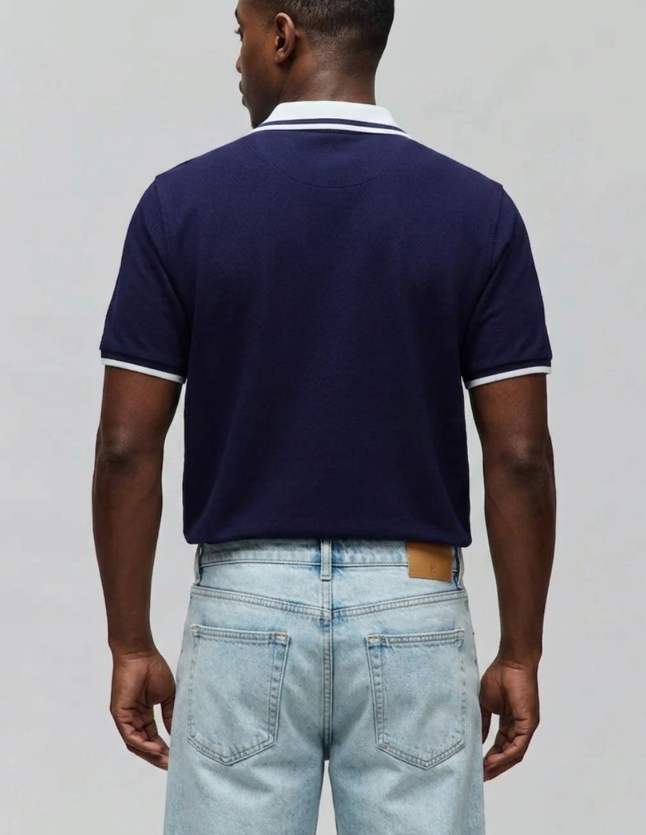 Playera tipo polo psycho bunny para hombre