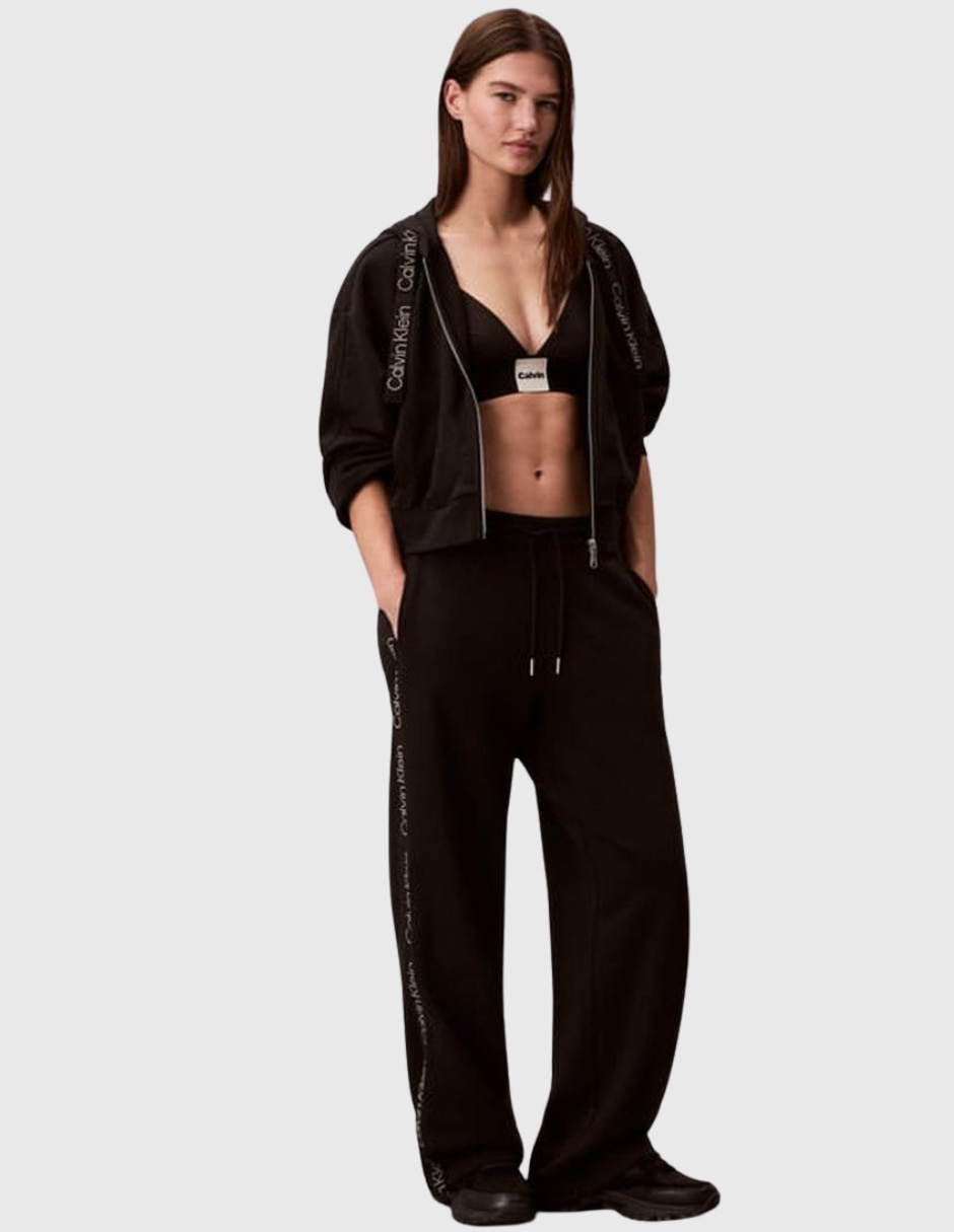 Pants regular Calvin Klein con agujeta para mujer
