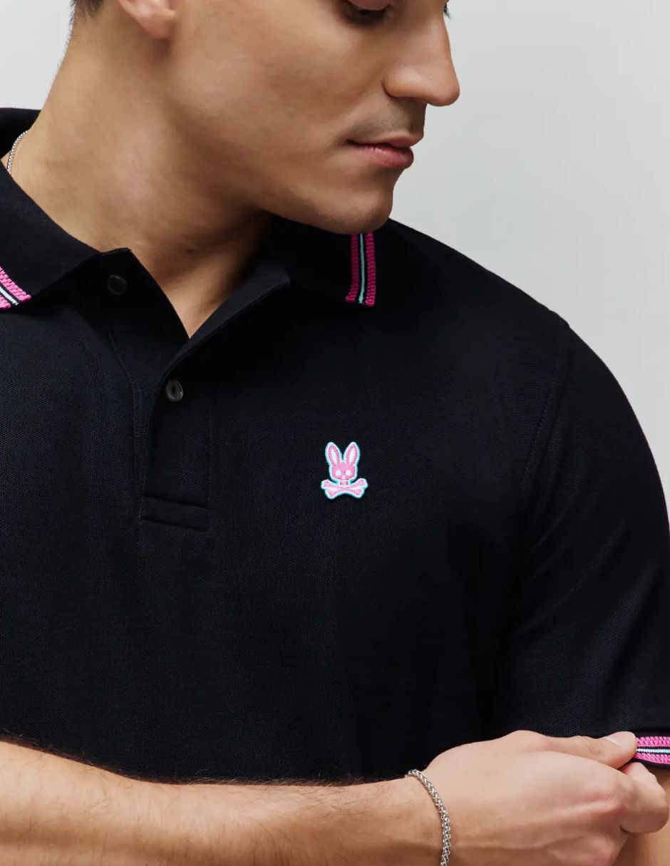 Playera tipo polo psycho bunny para hombre